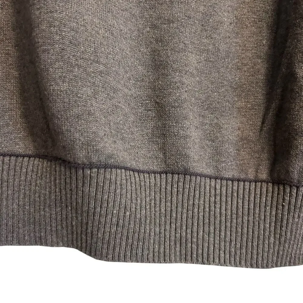 NWT Cutter Buck Gray Sweater Mens Sz Small Broadview Crew Cotton Office Casual